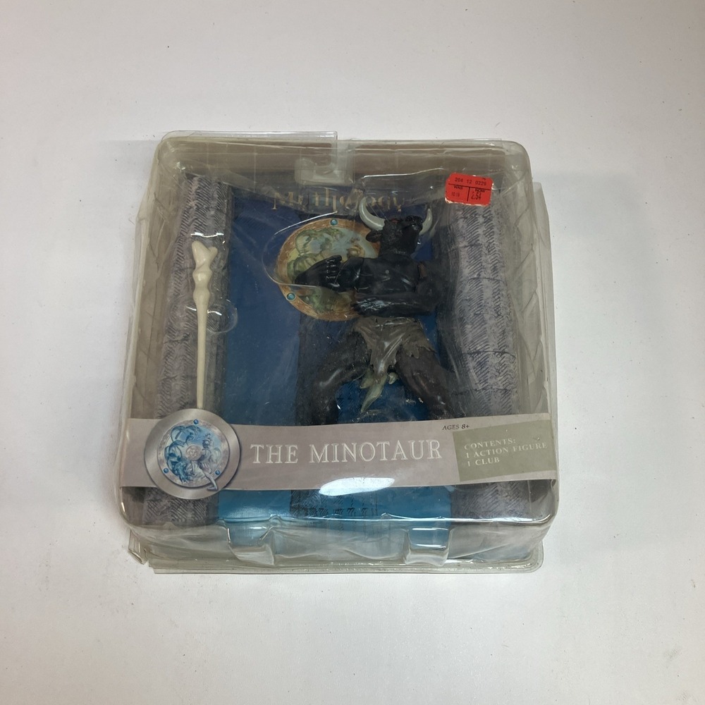 The Minotaur & Club Figure Mythology Sababa Toys 2007 Ology World Original Box